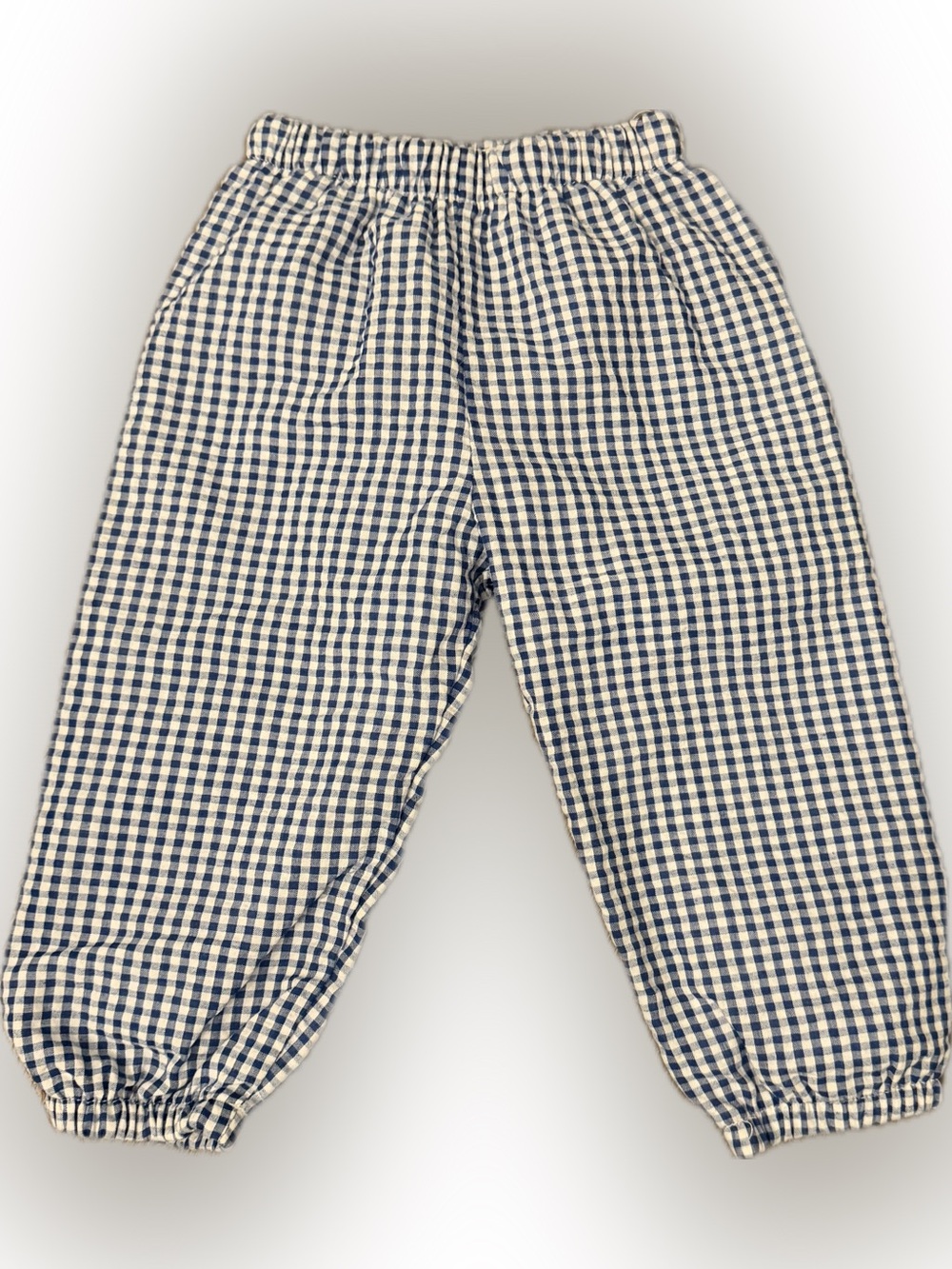 Annie Kate boys Navy Gingham Pants